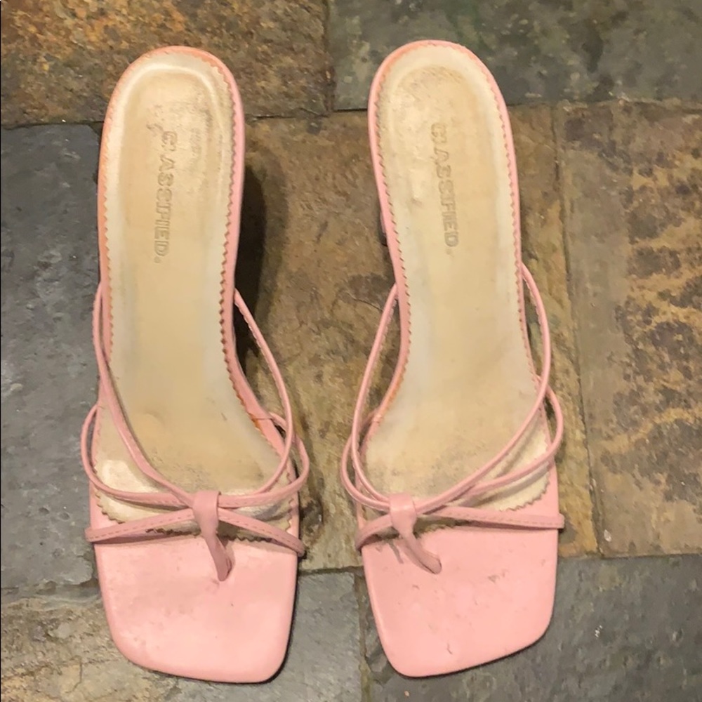 Pink heels
